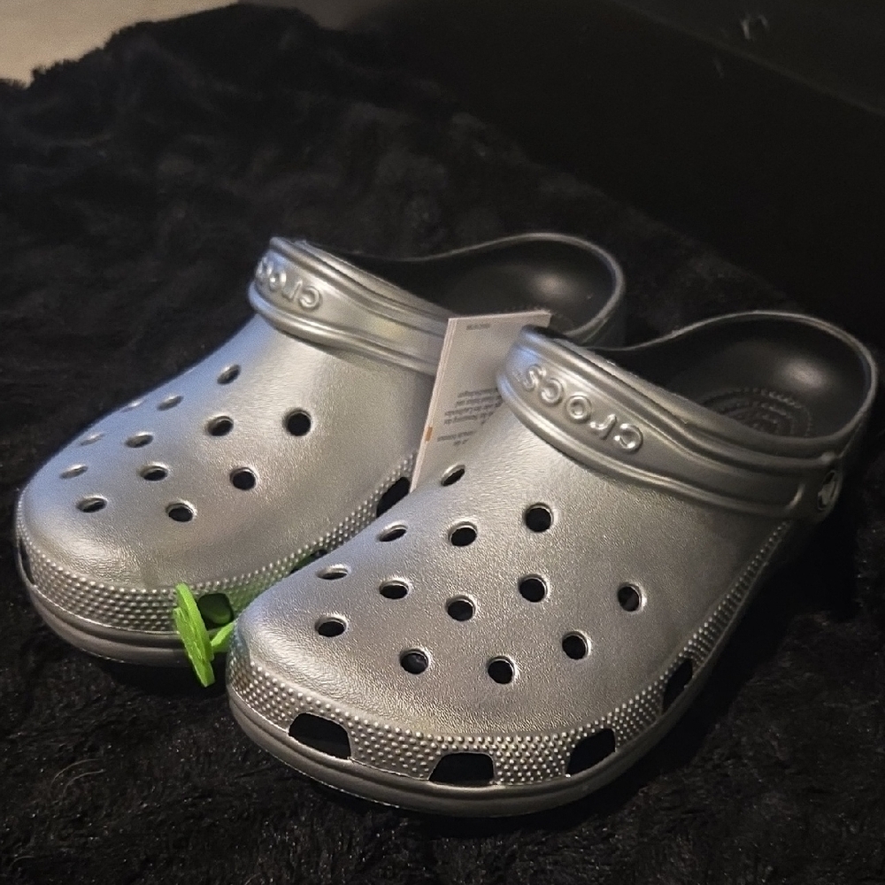 CROCS Classic Metallic Silver Clog